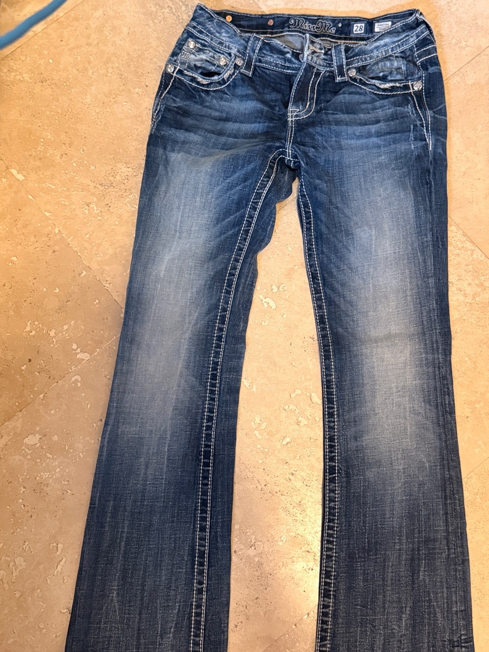 Miss Me Women's Blue Bootcut Jeans